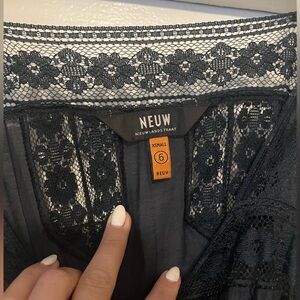 Neuw navy blue mini dress